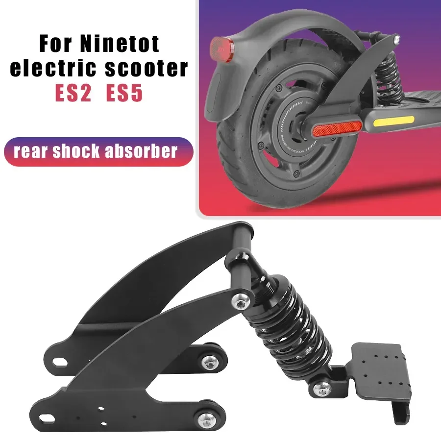 Rear Suspension Kit with Reflective Shell Modificted Rear Shock Absorber Electric Scooter Accessories For Segway Ninebot Es2 Es5