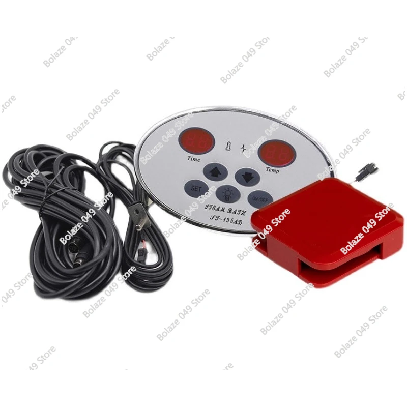 Sauna Steam Generator Wet Steam Machine Spare Parts, Circuit Board Controller Temperature Probe Heating Element Solenoid Valve
