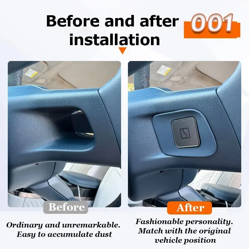 For Geely Zeekr 7X 001 009 2024 2025 Smart Sticker Bluetooth Button Convenient Interior Decor Fixed Stand Interior Accessories