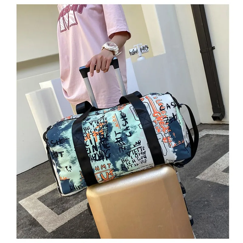 New Multifunc Tion Travel Bag Women Sports Gym Fitness Bags Dry and Wet Separation Swimming Shoulder Duffle Handbags