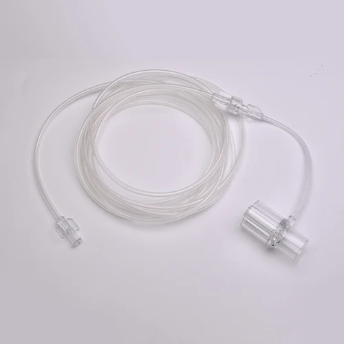 Imagen 2 del producto Línea de muestreo ETCO2 desechable V-lock No.1001 con conector macho hembra luer para monitor de paciente analizador de sensor lateral etco2