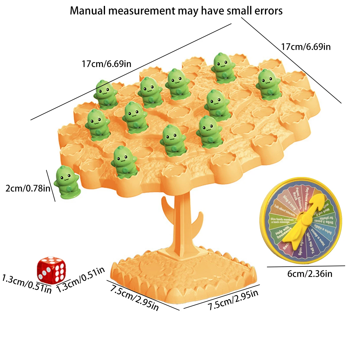 لعبة شجرة التوازن على شكل شجرة الديناصورات، لعبة توازن التركيز، لعبة لوحية تفاعلية بين الوالدين والطفل #6