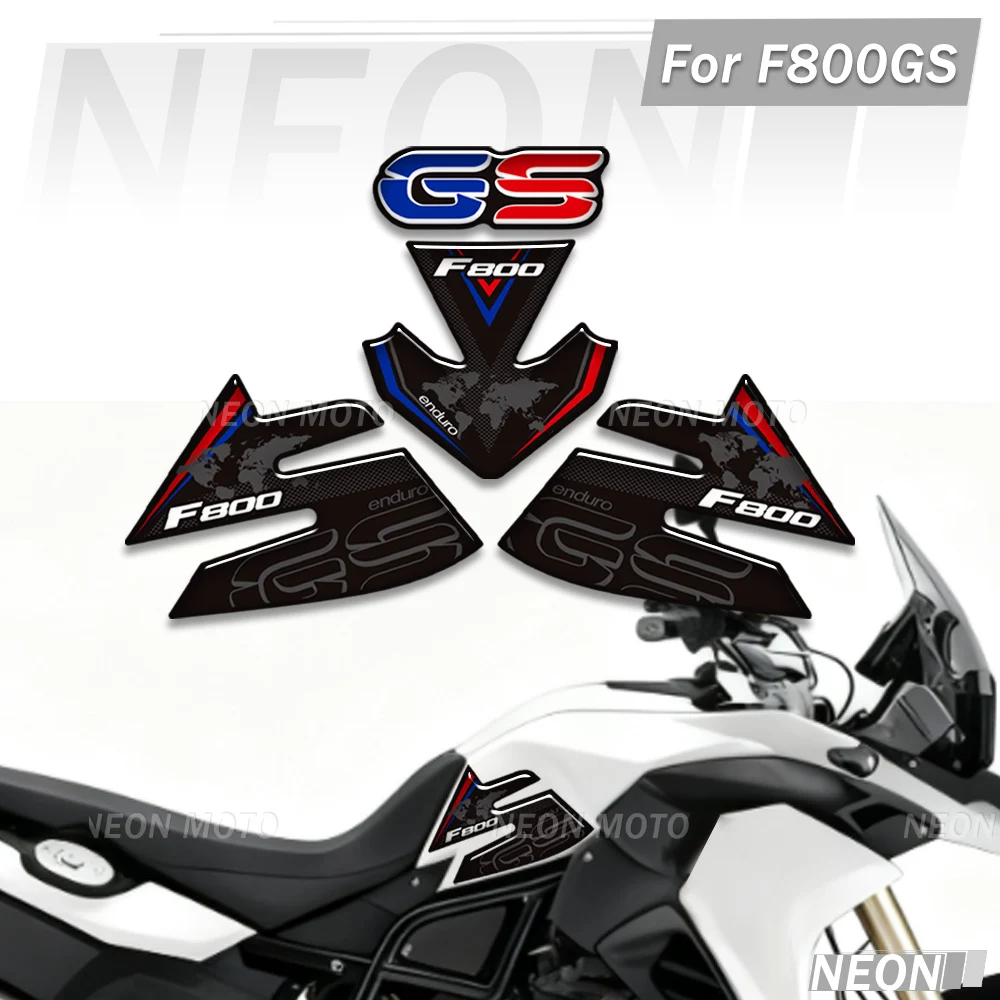 

3D Motorcycle Fuel Tank Pad Sticker Protector Decal Accessories For F800GS F800 F 800 GS Adventure waterproof Kit
