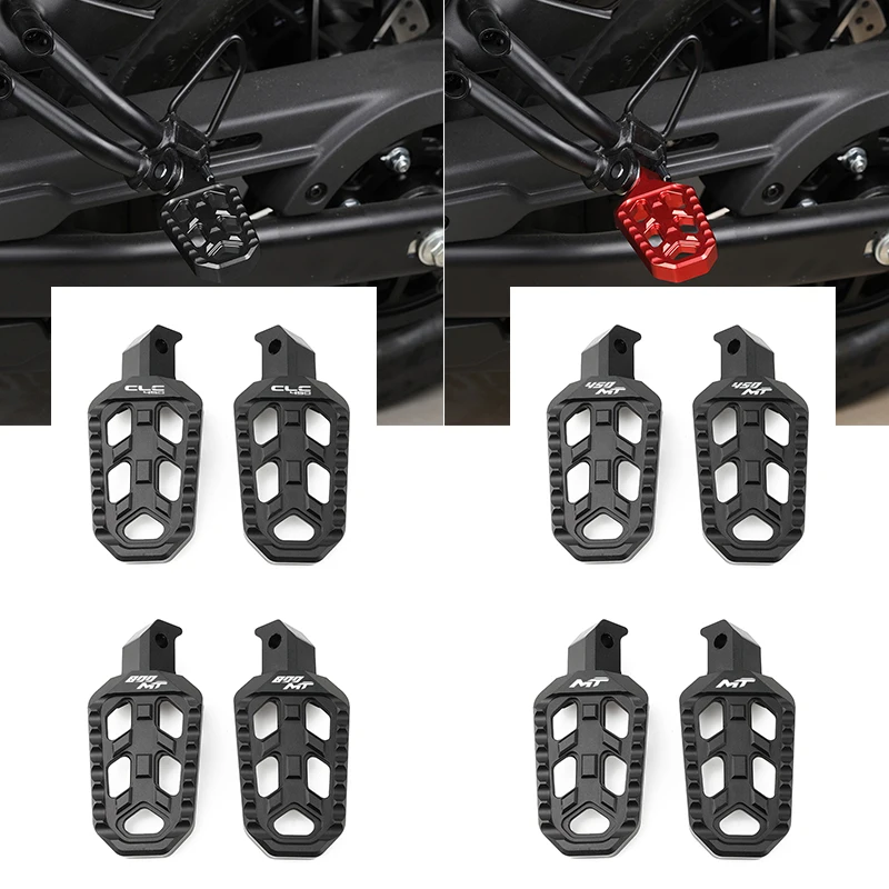 

For CFMOTO 800MT 650MT 450MT 450CLC 450/800/650 MT CLC CF MOTO Motorcycle CNC Rear Foot Pegs Footrest Expandable Teeth Pedal Kit