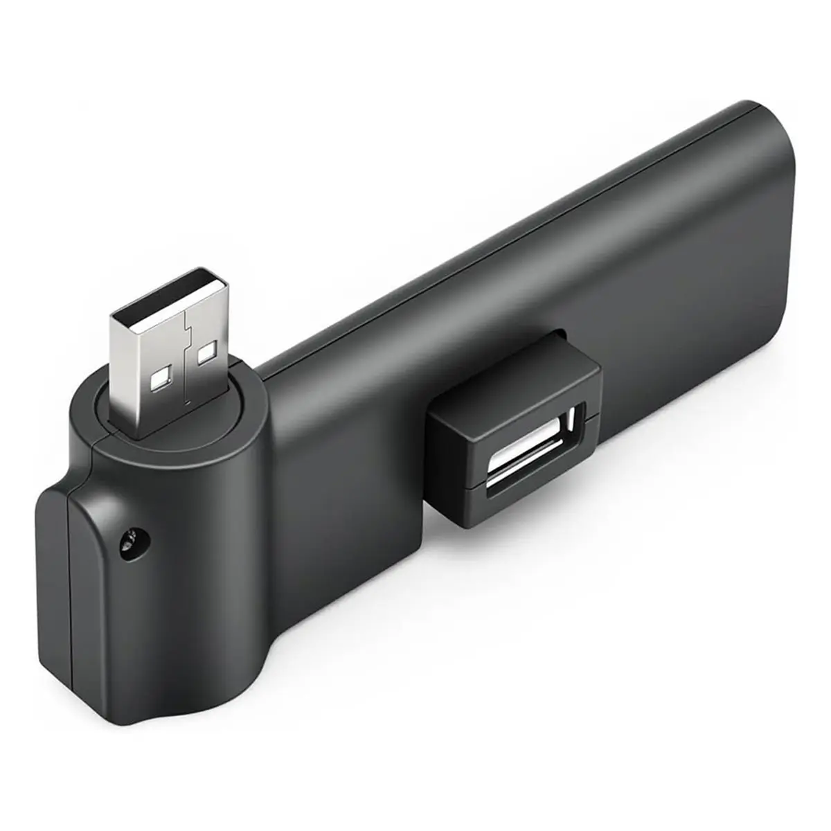 New Electronics Mini USB 2.0 Hub 4 Port USB Hub,[90°/180° Degree Rotatable] USB Hub USB Extension