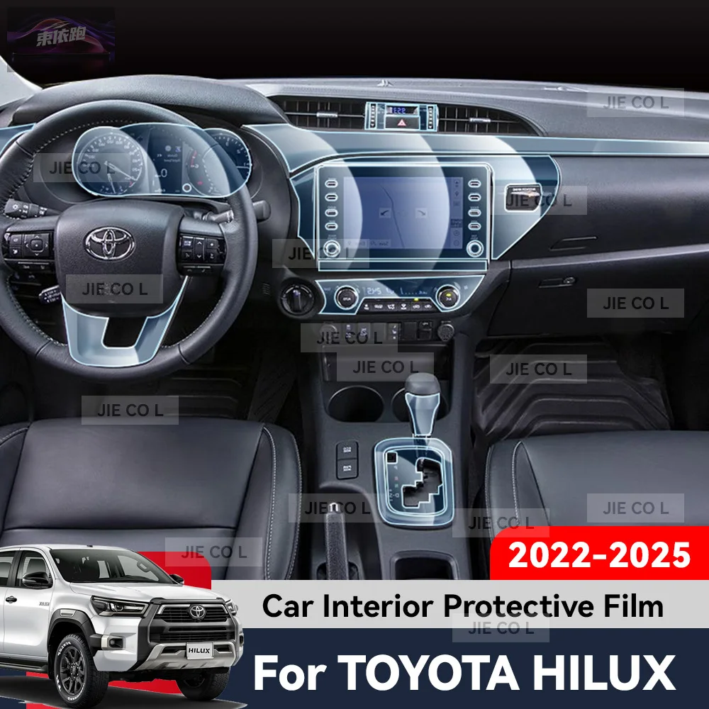 

Protection Film GPS Navigation For TOYOTA HILUX 2022-2025 Accessories Auto Central Control TPU Navigation Anti Scratch Interior
