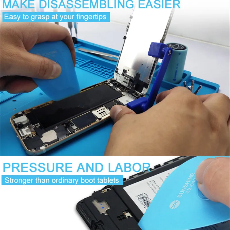 SUNSHINE SS-040 LCD Screen Disassembly Card for Mobile Phone Repair Polycarbon Plastic Battery Prying Opening Tool