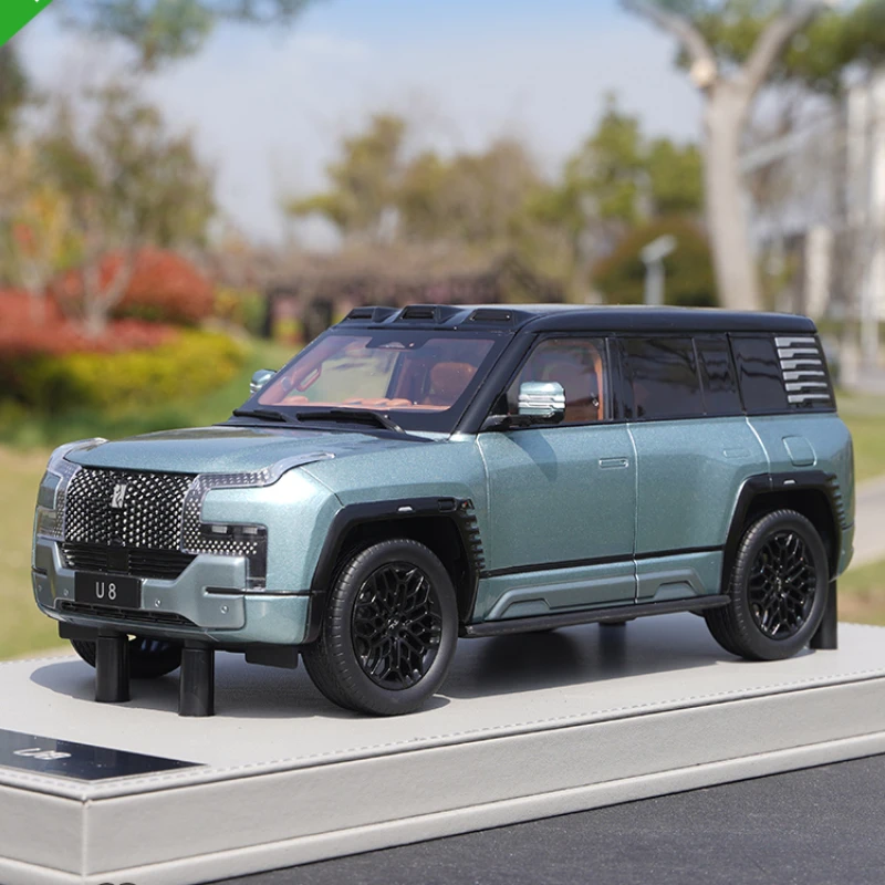 BYD Sample U8 Alloy Car Model, SUV Tabletop Decoration, Micromodel Collection, Display Gift, 1:18