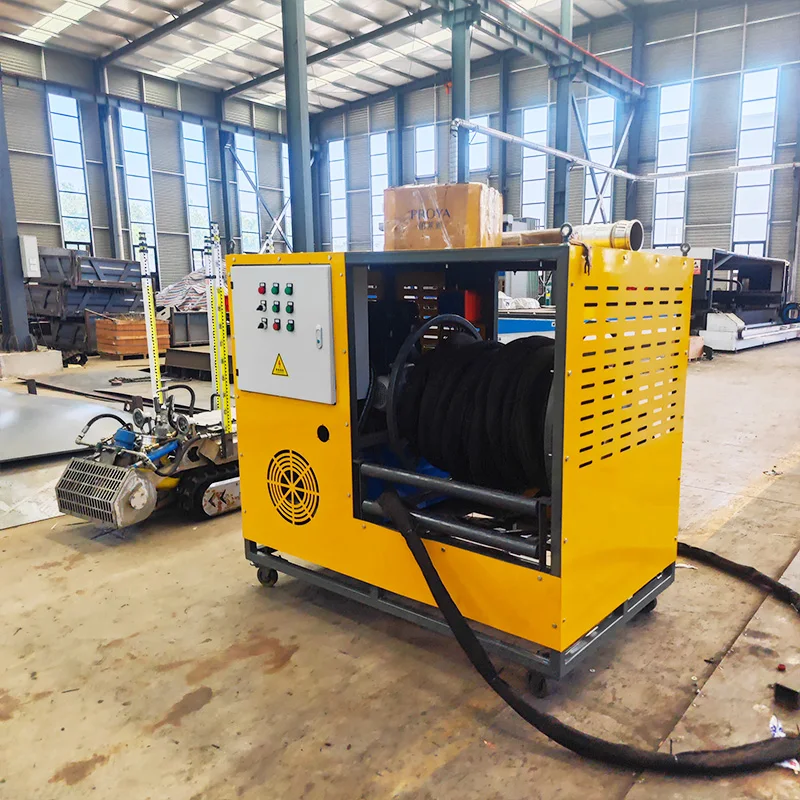 Powered Sewer Cleaning Robot Pipeline Dredging Equipment for Remote Area and Construction Site Drainage