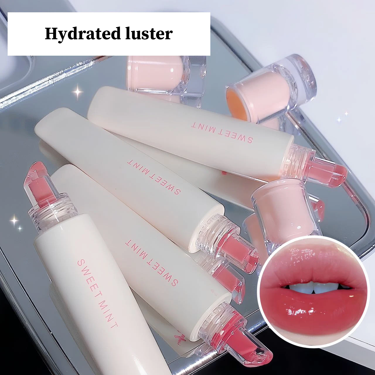 SWEEET MINT 립 젤리 글레이즈 모이스처라이징 립 브라이트닝 미러 립 글레이즈