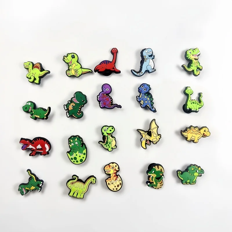 

Cute Dinosaur Shoes Accessories Accessories Clogs Bubble Skates DIY Shoe Decorations Buckles Kids Party Gifts pins Crocodile