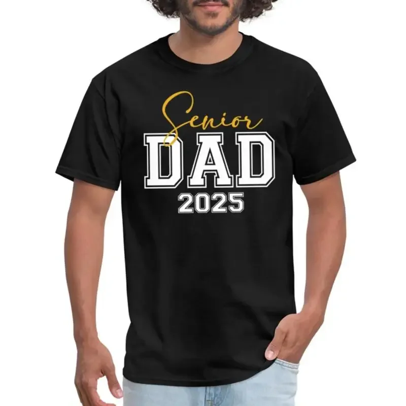 Senior Dad 2025 Class Of Graduation Proud Men's T Shirt