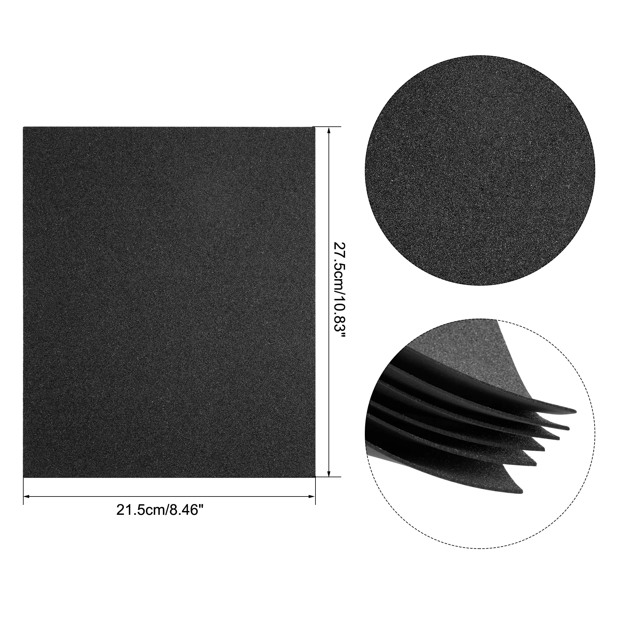 uxcell 光沢のあるEVAフォームシート 6枚 11 x - Pe Foam Sheet のレビューと価格