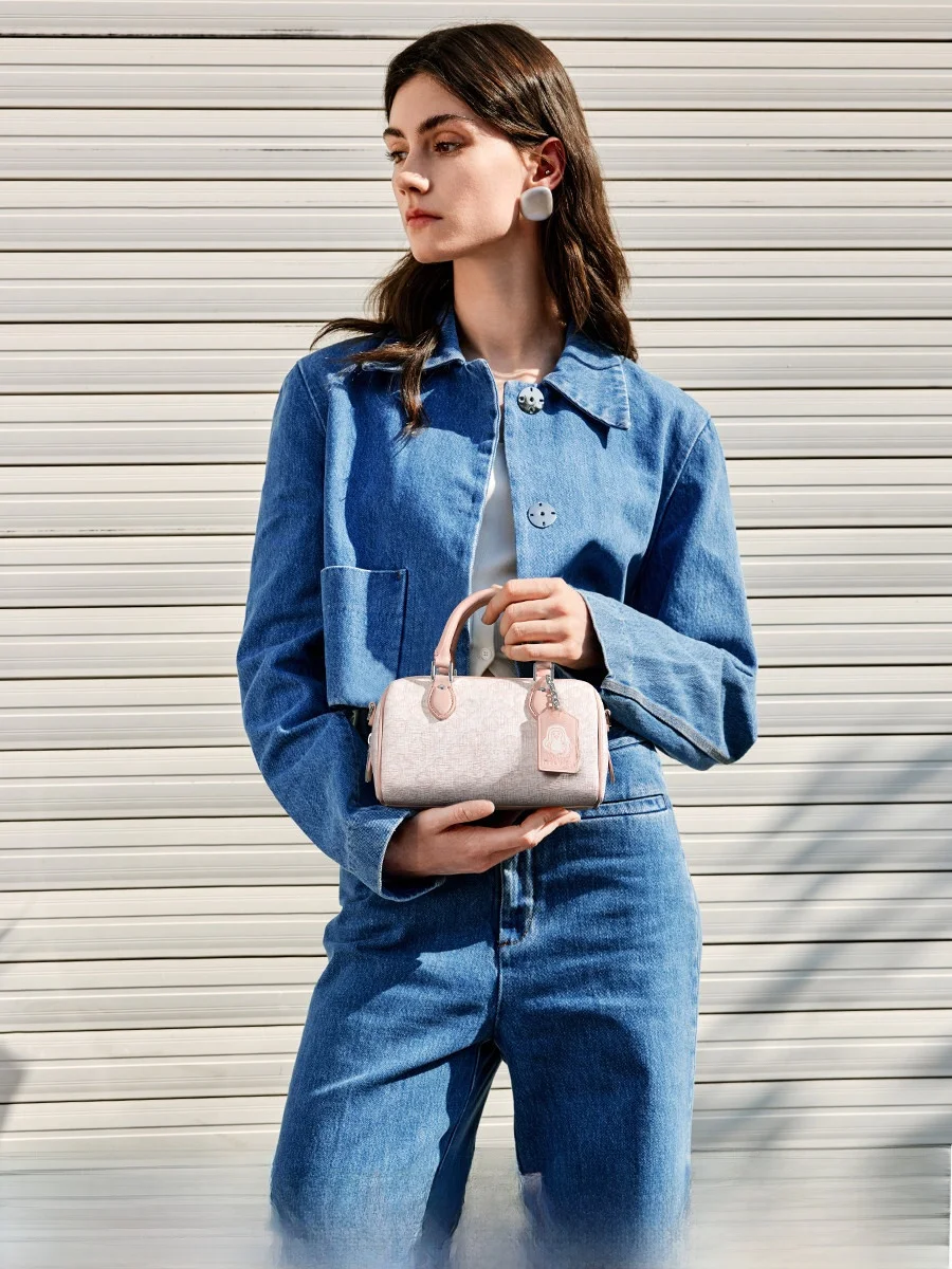 

Nucelle 2026 New Chain Boston Bag Handbag Commuter Small Crossbody Pillow Bag Women's Original Design Sle Detachable ould...