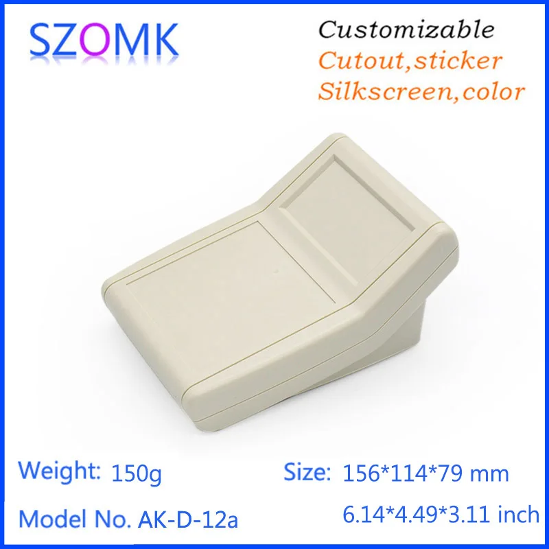 1Pcs 156*114*79mm desktop plastic enclosure for electronic equipment boxes szomk plastic box electrical plastic instrument box