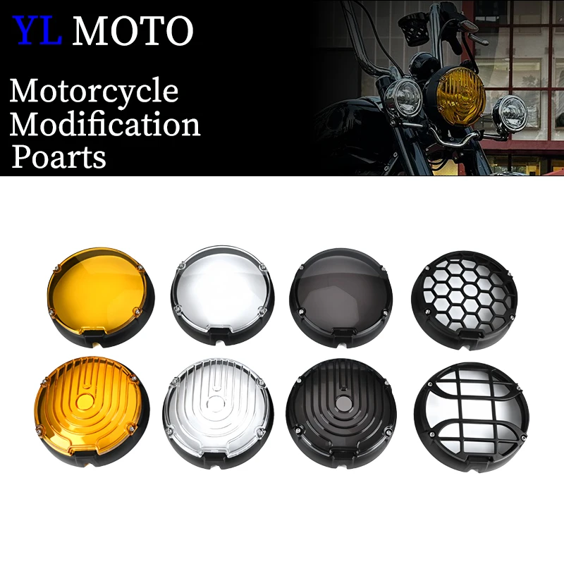 

Headlight Protector Head Lights Grille Guard Cover For BMW R18 Classic 2020-2025 R12 nineT Scrambler R9T RnineT Urban Racer Pure