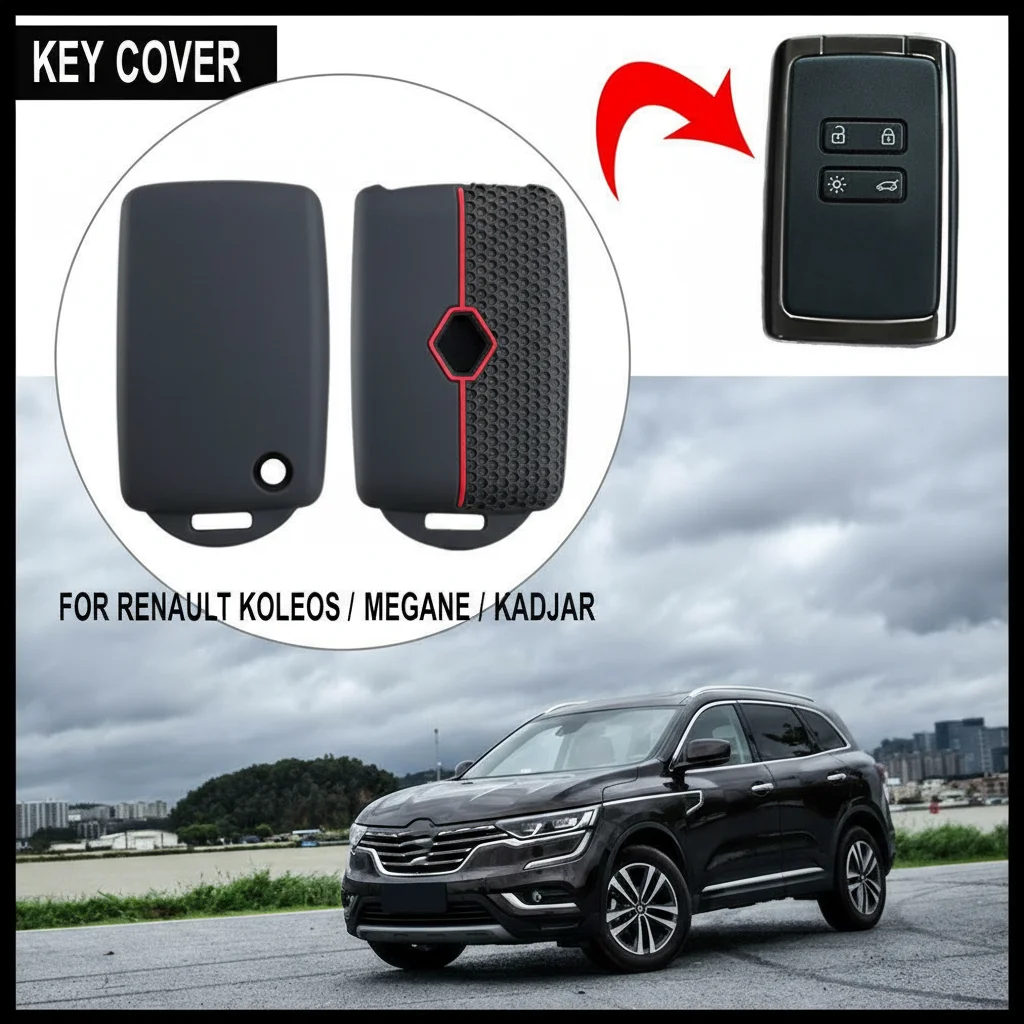 Für Renault Clio 4 5 Austral Arkana Captur Megane Zoe Koleos Kadjar Dacia Duster Sandero Jogger Logan Schlüsselhülle Schlüsselabdeckung