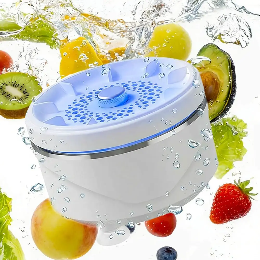 2026 New Fruit and Vegetable Cleaner Machine, Fruit Washing Device,Waterproof Food Purifier for Fruits Vegetables Meat Tableware