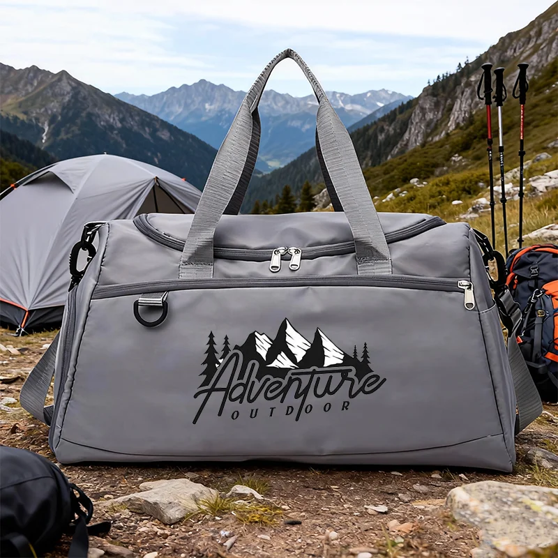 

New Travel Duffel Handbag Waterproof Sports Tote Gym Shoulder Bag Large Capacity Oxford Tote Bags With Shoe compartment