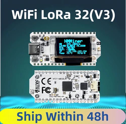 Meshtastico Wifi Heltec LoRa 32 V3 433MHz 868MHZ ESP32 Oled SX1262 0,96 pulgadas placa de desarrollo de pantalla OLED azul para Arduino