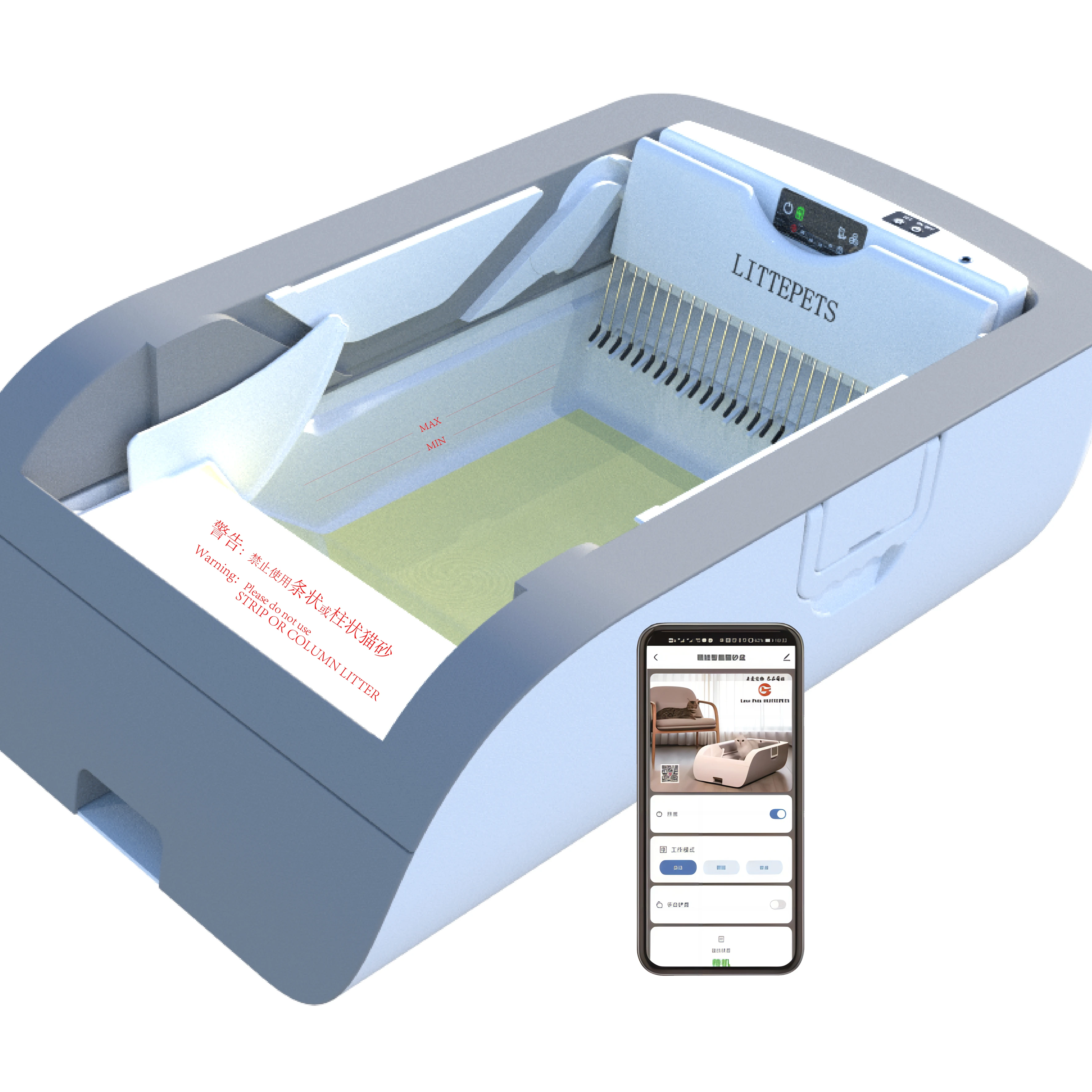 

STLF Upgraded Version Auto Cat LitterS Automatic Cat Toilet Smart Cat LitterS Box