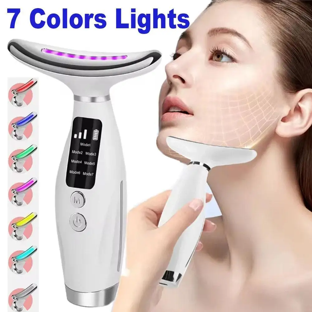 Dispositivo de belleza para el cuello y la cara, masaje vibratorio para cara y cuello, Skindion Personal, dispositivo de belleza para uso doméstico, máquina de estiramiento facial