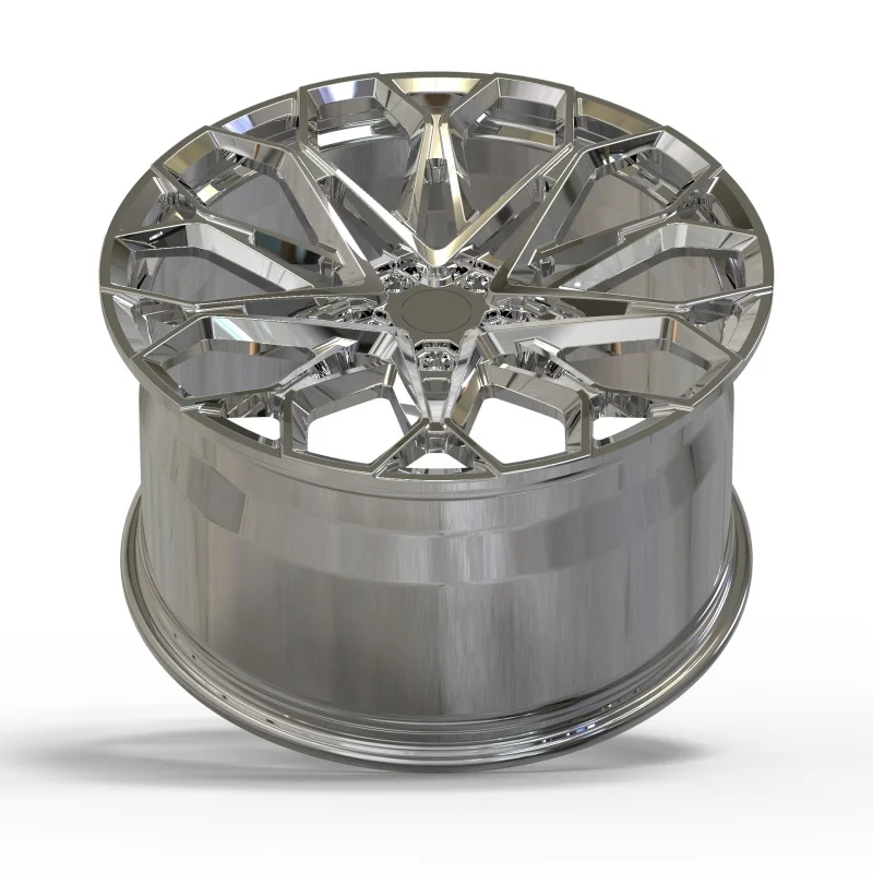 20Inch 20/21 Inch 5X120 Chrome White Powder Coat And Chrome Replacement Wheels Rim Set For C8 Corvette