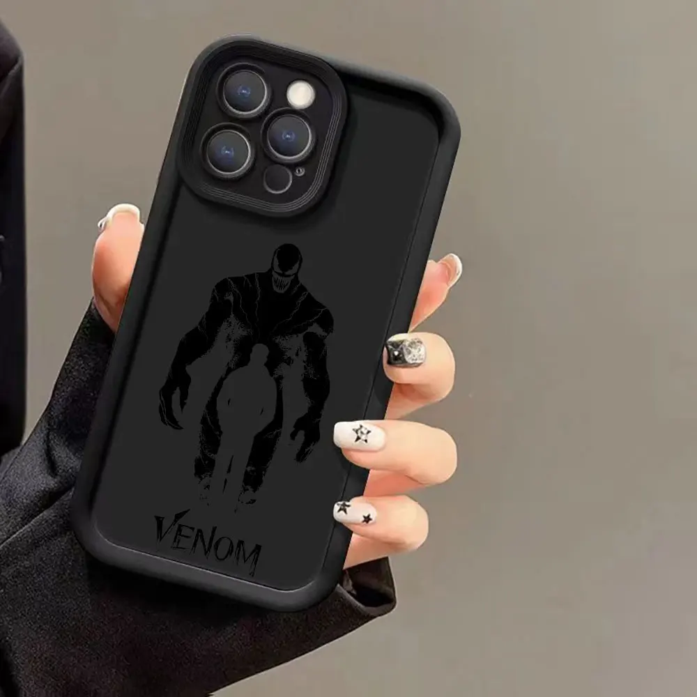 Marvel Balck Art Venom Case For Infinix Note Hot 40 30 Pro Vip 40I 30I 12G96 20 Play Smart 8 Tecno Camon Spark 10 20 Pro Cover