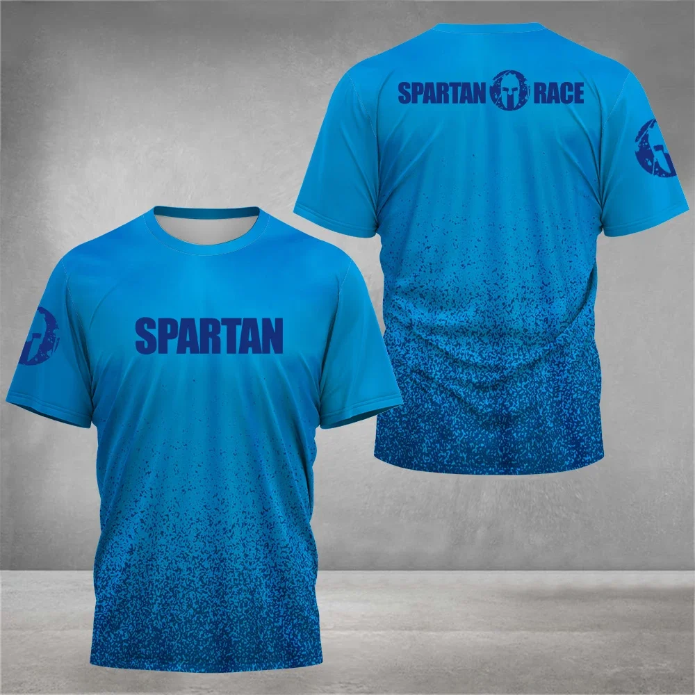 2024 New Spartan Graphic 3D Printed T-Shirt Men\'s GYM Fitness Compression Short Sleeve T-Shirt Breathable O-Neck T-shirts Top