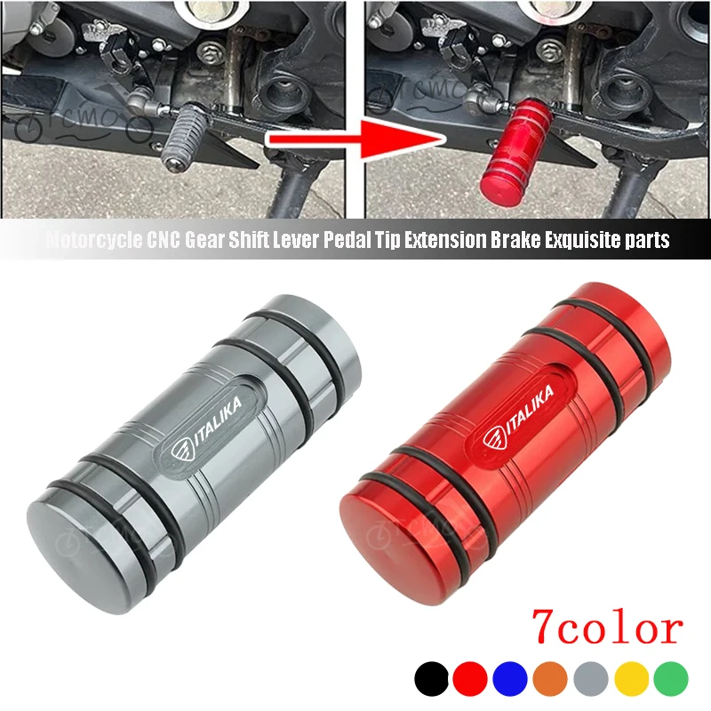 For ITALIKA 125 Z 150 SZ 150 200 250Z AT110 AT125 RT Accessories Motorcycle CNC Gear Shift Lever Tip Extension Enlarger Pedal