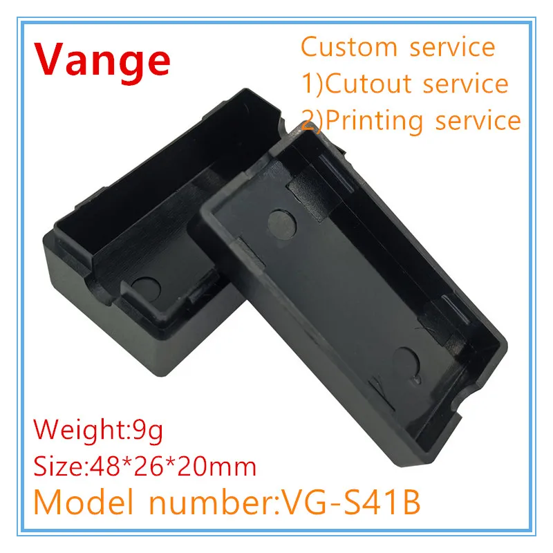 Vange battery caseing 48*26*20mm ABS plastic project box wire outlet box