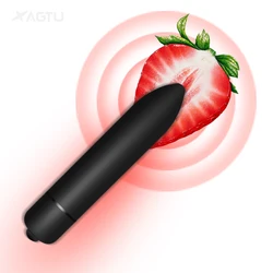 Vibrador Mini bala de 10 velocidades para mujer, estimulador del punto G, Vagina y clítoris, consolador femenino, juguete sexual para adultos, masturbación