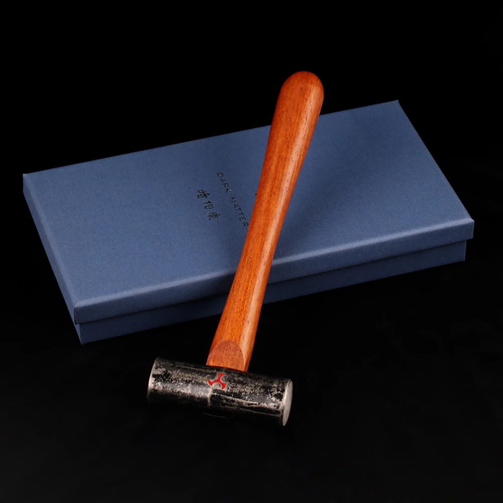 

S55 High-Carbon Steel Double-Sided Hammer Japanese-Style DIY Handmade Hammer with African Rosewood Handle