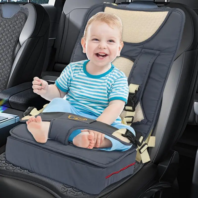 Child Safety Seat Mat for 6 Months To 12 Years Old Breathable Chairs Mats Baby Car Seat Cushion Adjustable Stroller Seat Pad