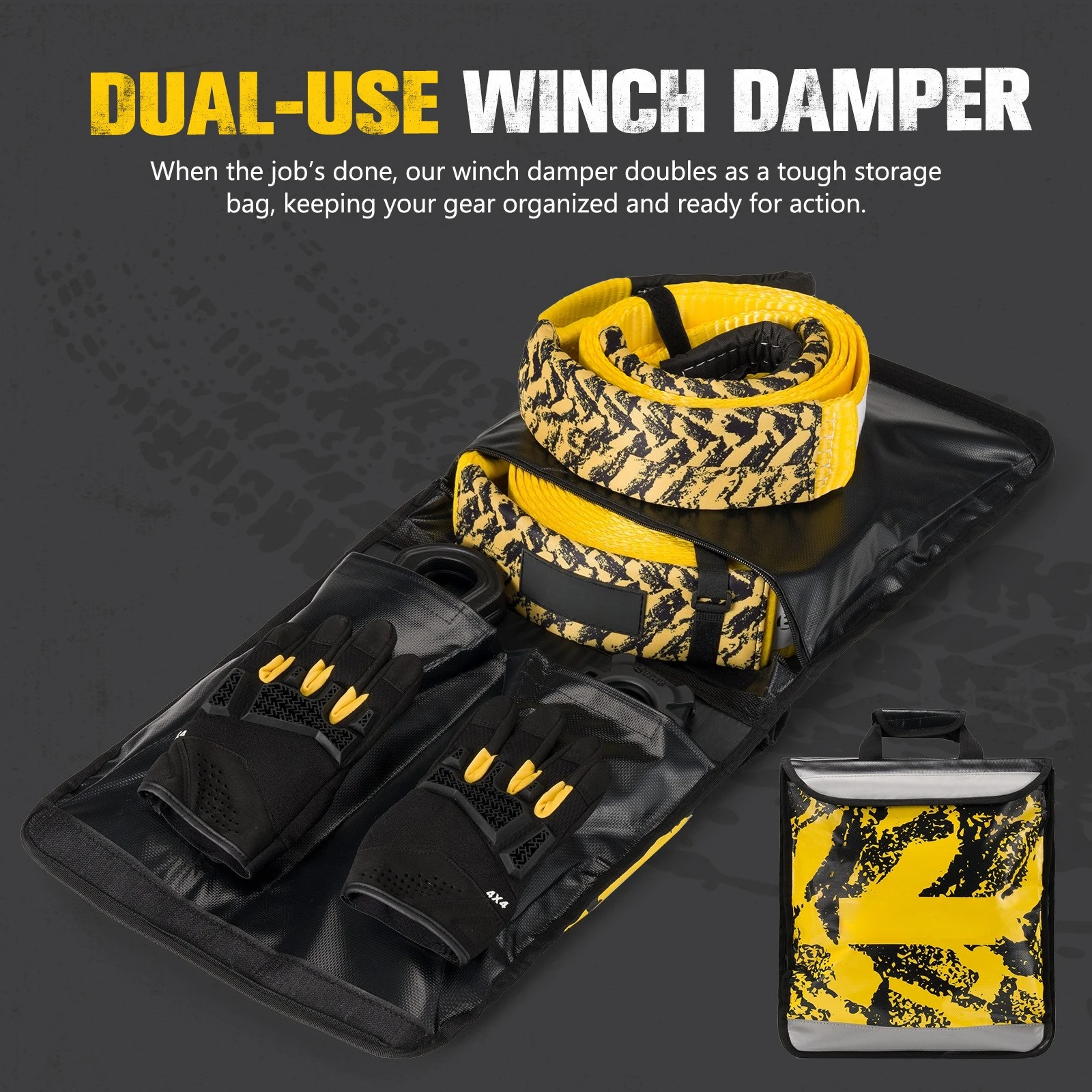 9-Piece Set, Vehicle-mounted Outdoor Camping Off-road Escape Off-road Vehicle Rescue Tool Set