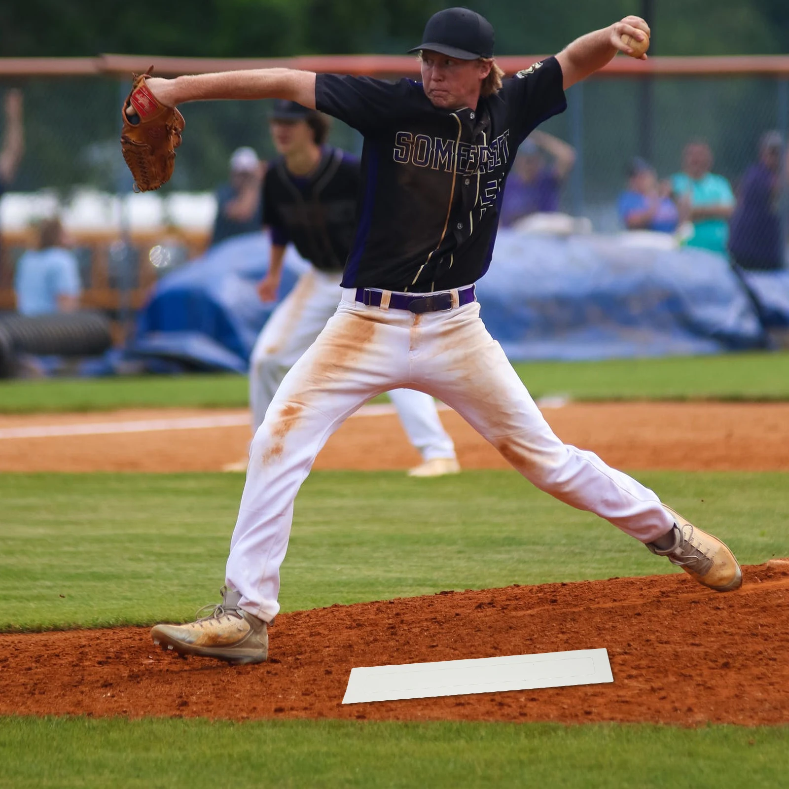 

5 Pcs Softball Waterproof Base Bag Baseball Kickball Mat Plate Rubber Bases for Field