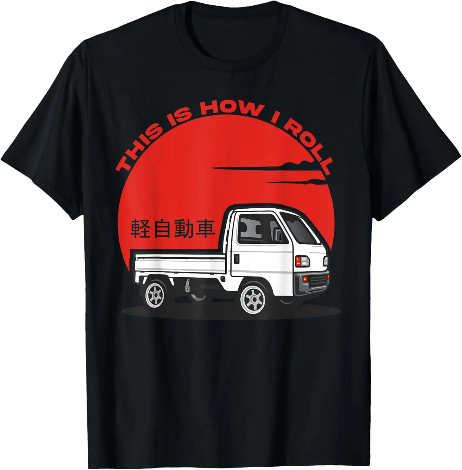 Mini Kei Car Japan Cab Over Compact 4Wd Off Road Truck T-Shirt 100% Cotton Trendy Y2K Short-Sleeve Tee-Soft, Quick-Drying,