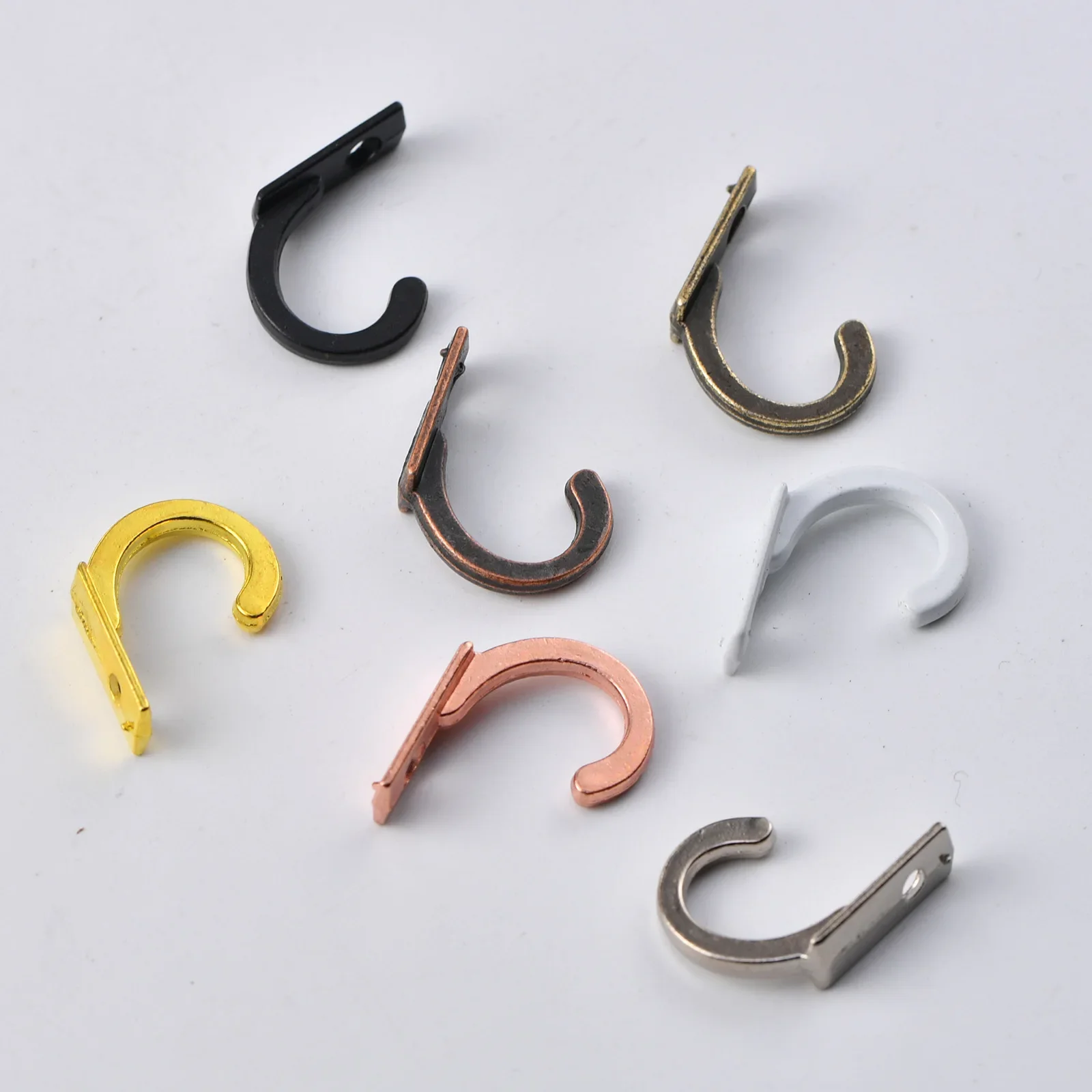 600 antique alloy single row single hole mini coat wall extra small single hook