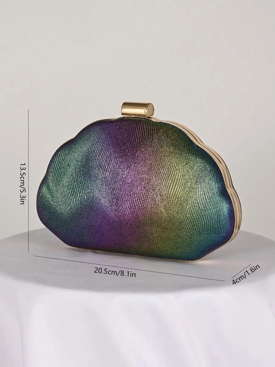 

Seashell Shape PU Leather Clutch Evening Bag For Women Party Wedding Banquet