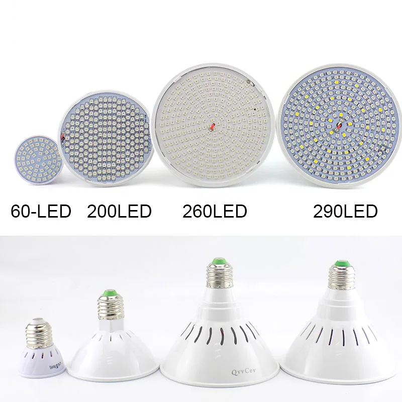 Luz LED de espectro completo para cultivo de plantas, kit de lámpara Phyto para cultivo de flores y verduras, Hydro desk Fitolamp, caja de tienda de campaña, iluminación T, 200, 290