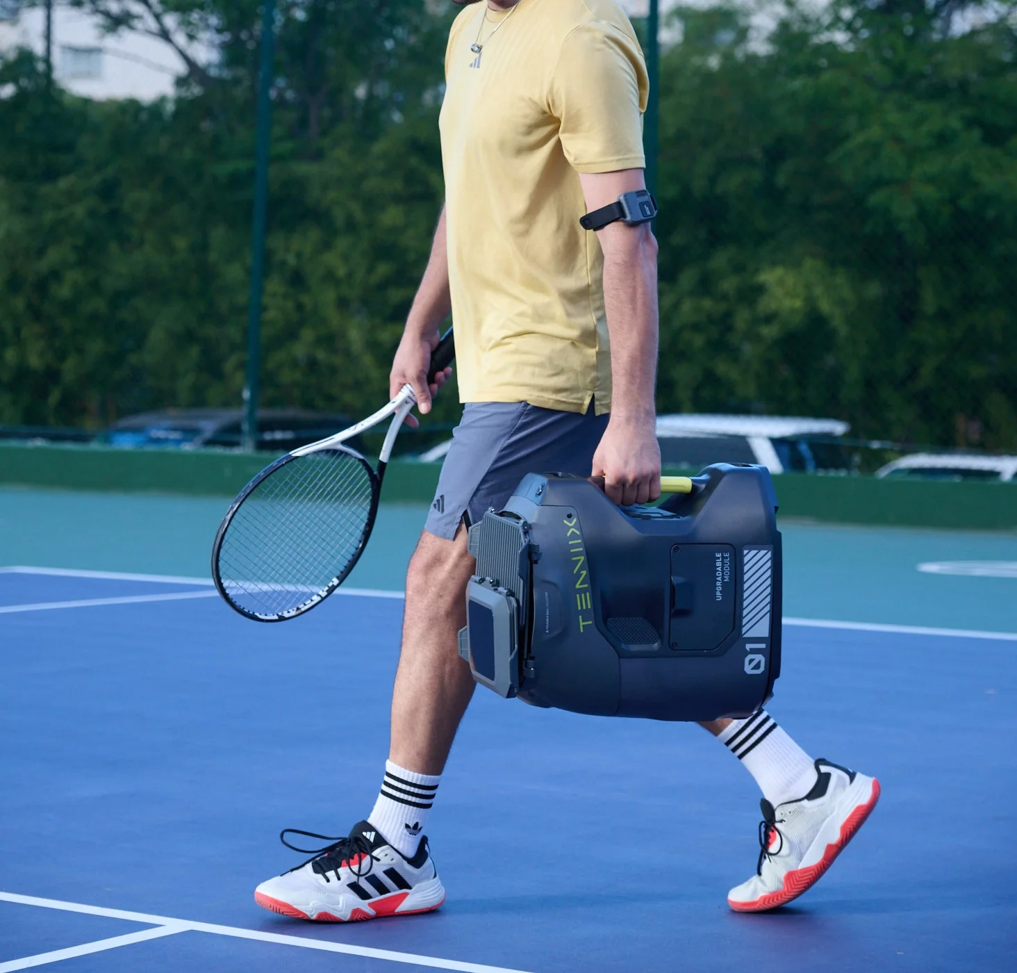 New Arrival Tenniix Tennis Ball Machine AI Coach Voice-Control Training Portable Tennis Ball Launch Training Shooting Machine