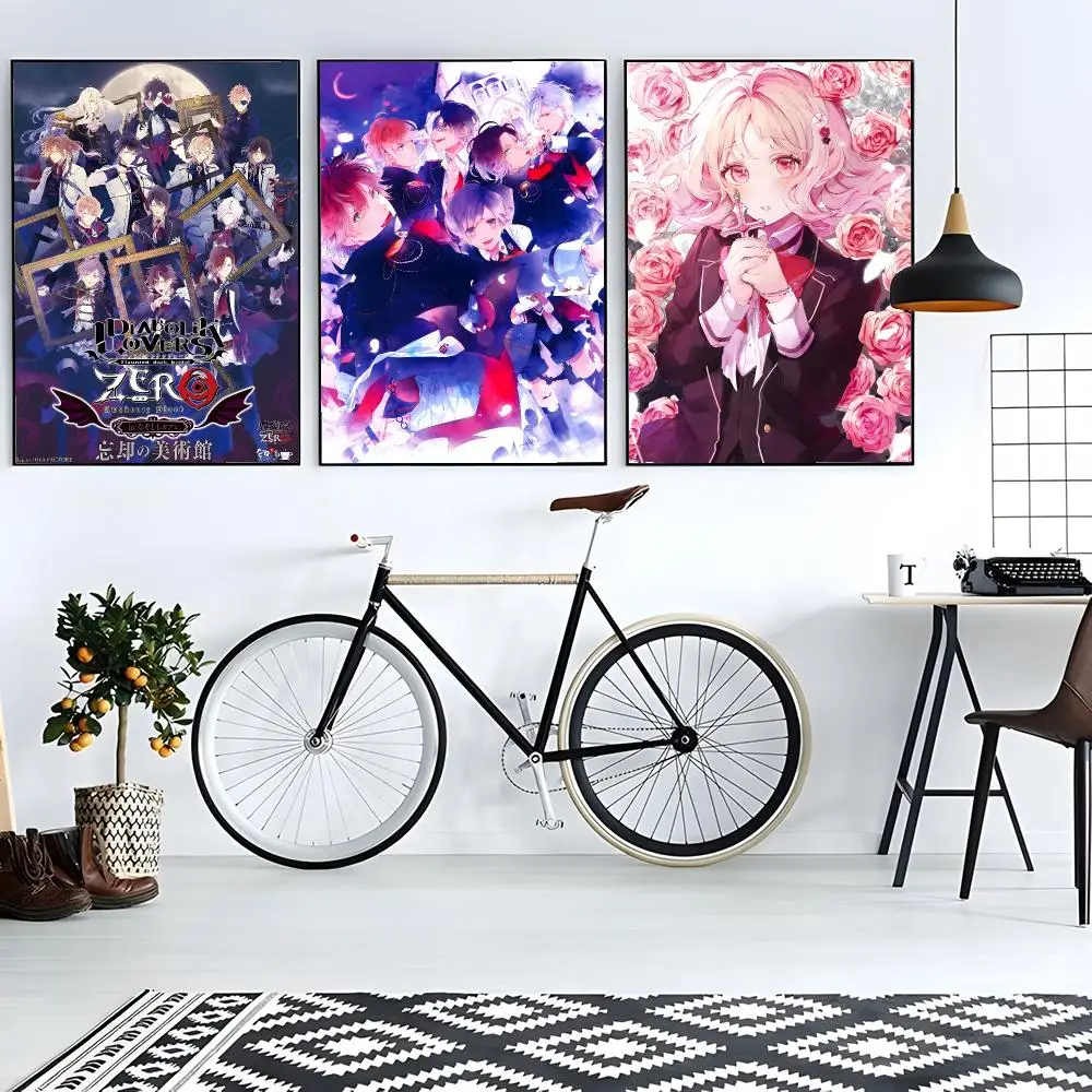 otome game Diabolik Lovers Poster Modern Living Room Artwork & Beautiful Home Decor Style