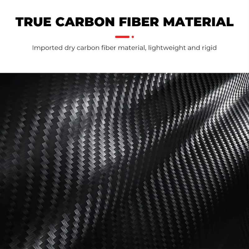 Futhope Steering Wheel Real Carbon U-shaped Patch for Tesla Model 3 Highland Protective Decoration Anti Slip Scratch Resistant