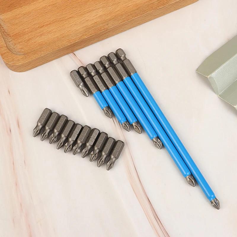 

7/10Pcs Cross Nonslip Screwdriver Drill Bit Set 7 Different Sizes Magnetic Electric Screwdrivers Head Bit Power Tool Accessories