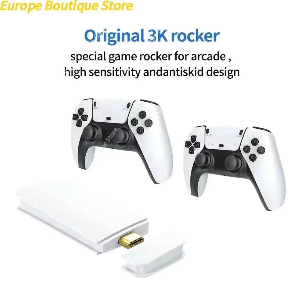 M15 لعبة عصا تلفزيون صغير وحدة تحكم بجهاز لعب محمول لوحات ألعاب لاسلكية لعبة فيديو 64G 20000 + لعبة ريترو HD إخراج لاعبين ل PS1 الخ #5