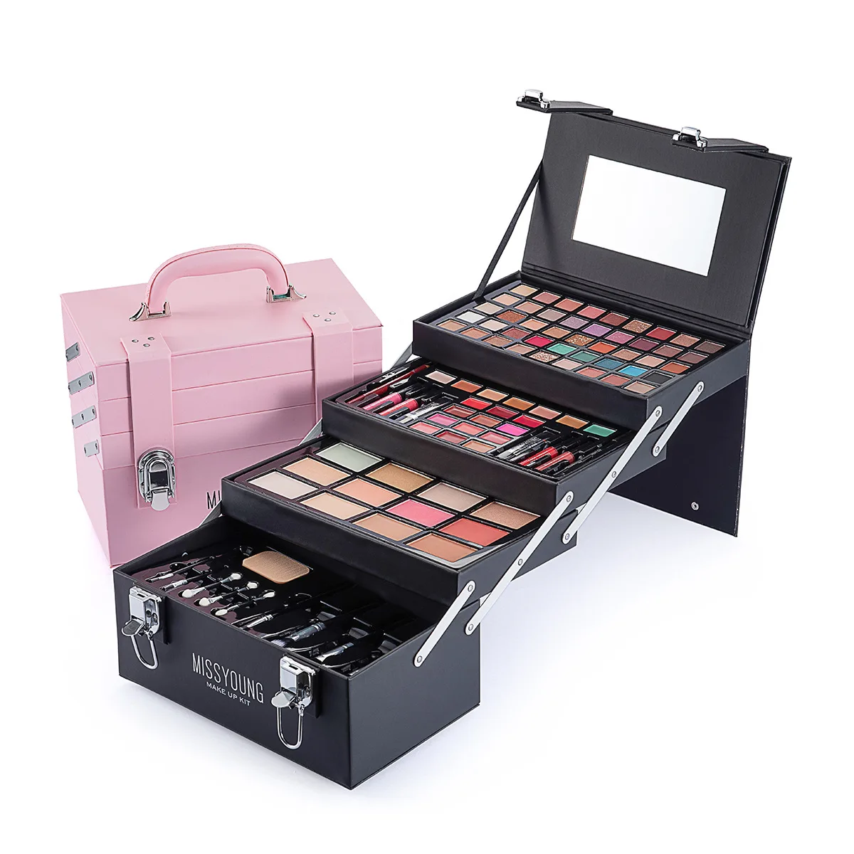 High-grade Cosmetic Sets Beauty Gift Sets Eyeshadow Palette Lip Gloss Blush Eyebrow Powder Lipstick Retouch Eyeliner Makeup Set