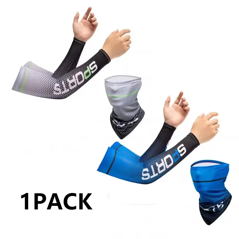 Máscara Protetora UV de Seda Gelada para Pescoço, Protetor Solar Facial Respirável, Bandana para Ciclismo, Motociclismo, Caminhada e Acampamento
