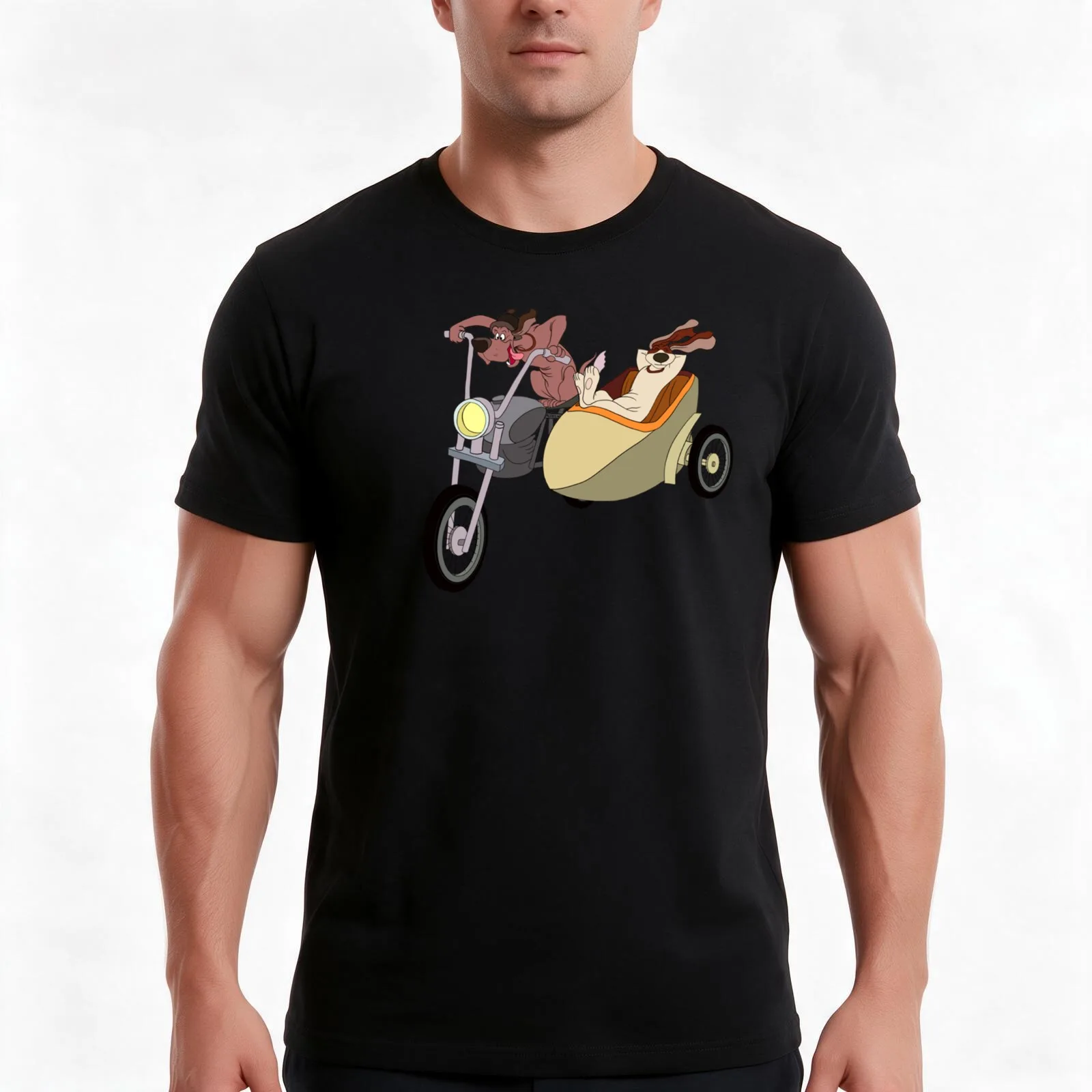 Napoleon _amp_ Lafayette T-Shirt, Summer Casual Cotton Tee, Oversized Streetwear Tops, Vintage Graphic Print, Unisex Men Women