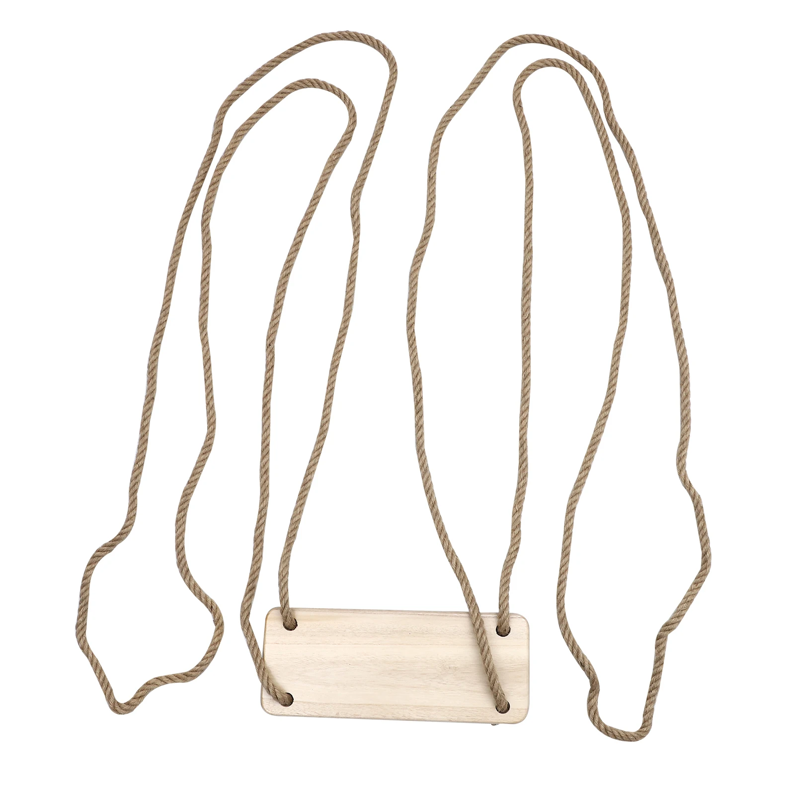 

Wooden Swing Kids Hanging Seat Adults Toy Simple Chair Toddler Outdoor Fun Baby Garden Hanging Seat Rattan Birch