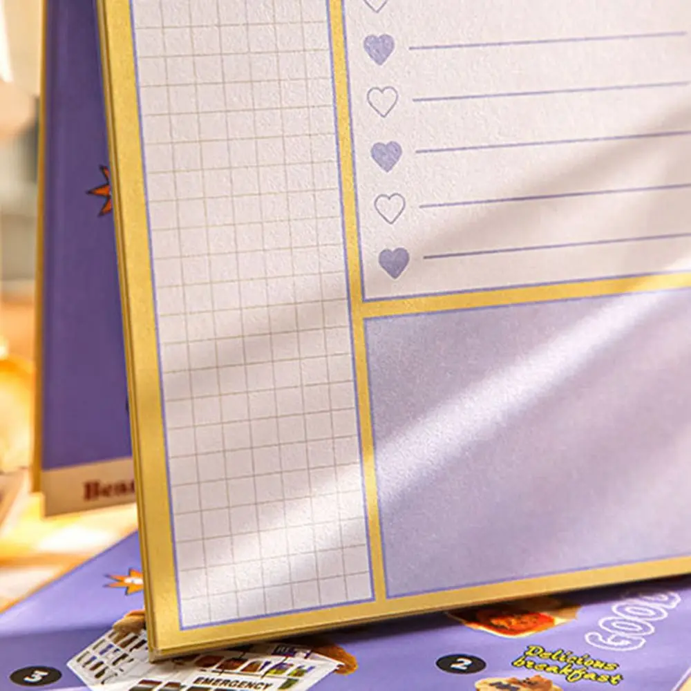 Paper Coil Time Management Notepad Double Coil Ring Daily Journal Coil Daily Planner Notebook Korean Style Notepad